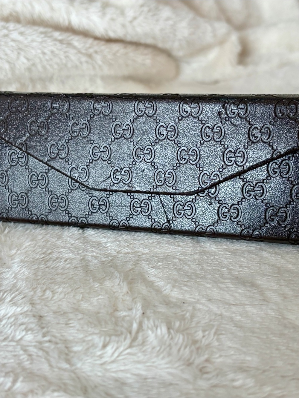 Authentic Gucci foldable leather eyeglass case - Picture 5 of 16